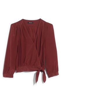 Madewell silk wrap shop